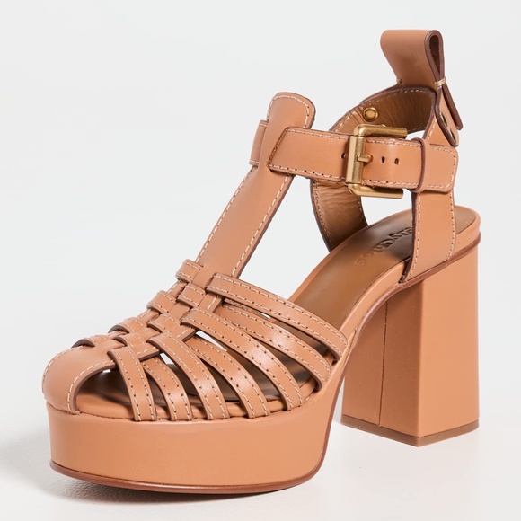 SEE BY CHLOE CILA SANDAL in SAND - NEW IN BOX - Picture 2 of 11